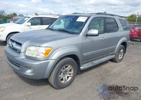 2005 Toyota Sequoia Limited V8 from USA, damaged, VIN 5TDBT48A15S239341